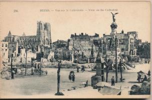 Reims, Apres la retraite allemande - postcard booklet with 24 postcards