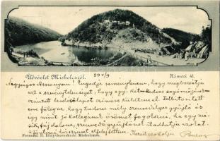 1899 Miskolc, Hámori tó. Kiadja Ferenczi B.