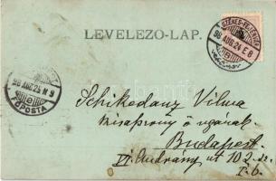 1898 Székesfehérvár, Nádor utca, Café Elite kávéház, üzletek. Kiadja Klökner Péter 2219