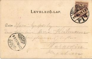 1901 Budapest II. Hidegkút, Pesthidegkút; látkép. Divald Károly 305. sz