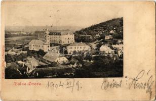 1904 Ozora, Tolna-Ozora; látkép. Kiadja Rosenberger József (EK)