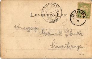 1904 Ozora, Tolna-Ozora; látkép. Kiadja Rosenberger József (EK)