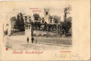 1899 Szombathely, Bagolyvár, kastély. Apfel H. C. + "SZOMBATHELY P.UDV. DÉLELŐTT" (EK)