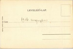 1916 Balatonboglár, vasútvonal hajókikötővel. Kiadja Grisz Ignác