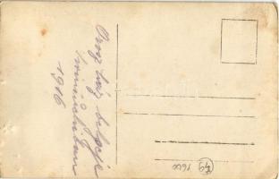 1916 Orosz ház belseje a keleti fronton osztrák-magyar katonákkal / WWI Austro-Hungarian K.u.K. mili...