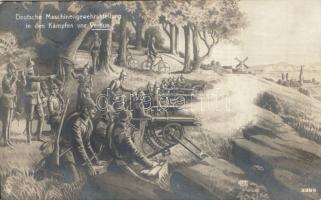 Military German machine-guns at Verdun
