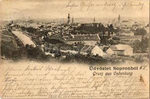 1901 Sopron, látkép