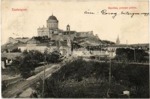 1912 Esztergom, Bazilika, prímási palota, templomok. Kiadja Grószner B. 1761.