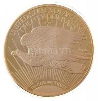 Amerikai Egyesült Államok DN aranyozott emlékérme az 1933-as 20D alapján, "COPY" jelzéssel...