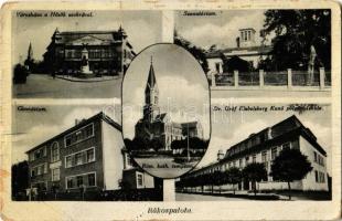 Budapest XV. Rákospalota - 6 db régi városképes lap / 6 pre-1945 town-view postcards