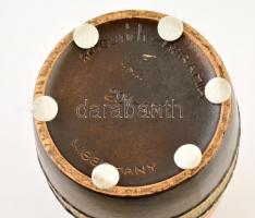 Scheurich retró padlóváza, mázas festett kerámia, apró kopásnyomokkal, m: 44 cm