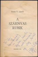Simon V. László: A szárnyas Rubik. Dedikált. Bp. 1984. Kissé vízfoltos lapokkal. Kiadói papírkötés