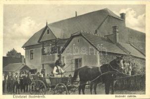 Bodmér, Csárda lovaskocsival Freh Mátyás vegyeskereskedése előtt