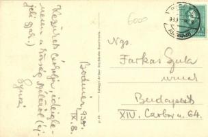 Bodmér, Csárda lovaskocsival Freh Mátyás vegyeskereskedése előtt