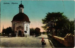 1914 Galánta, kápolna, utca / chapel, street (szakadás / tear)