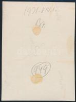 1931. augusztus 1. Kinszki Imre (1901-1945) budapesti fotóművész hagyatékából 1 db vintage fotó, a s...