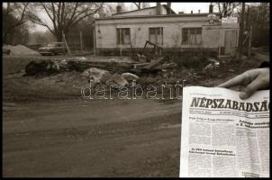 cca 1969 és 1982 között készült felvételek Kőbányán (Bp., X. ker.), 39 db vintage negatív + 4 db mai...