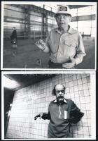 cca 1993 Hajdu András fotóriporter 8 db vintage fotója, pecséttel jelzettek, 13x18 cm