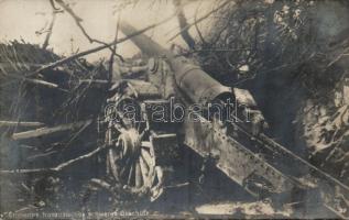 Első világháborús lefoglalt francia nehéz ágyú, WWI French occupied cannon