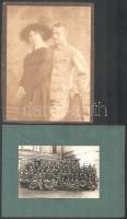 1945 előtti katonákat ábrázoló fényképek, különféle helyszíneken és eltérő időpontokban készült, 13 ...