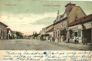 1906 Pásztó, Fő utca, Holczer József és Weil üzlete. Kaufmann Gyula kiadása (EK)