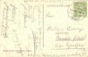 1913 Pereces (Diósgyőr), Bányatelep, Vilma forrás (EK)