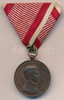 1917. Károly Bronz Vitézségi Érem Br kitüntetés mellszalagon. Szign.: Kautsch T:1- Hungary 1917. Bronze Gallantry Medal Br decoration with ribbon. Sign.: Kautsch C:AU  NMK 310.
