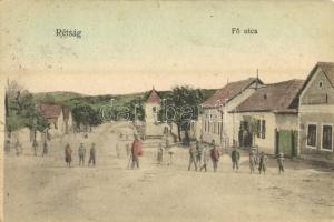 1919 Rétság, Fő utca, Mácsik Ferencz férfi szabó üzlete, kiadja ifj. Glatz Nándor