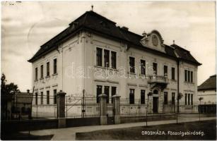 1939 Orosháza, Főszolgabíróság. Kiadja Demartsik Ferenc