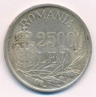 Románia 1946. 25.000L Ag "I. Mihály" T:1- 
Romania 1946. 25.000 Lei Ag "Mihai I&quot...