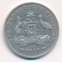 Ausztrália 1931. 1Fl Ag "V. György" T:3 
Australia 1931. 1 Florin Ag "George V"...