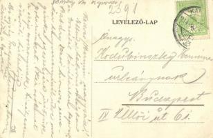 1914 Kaposvár, Széchenyi tér, Ungár Izidor, Grósz és Keszler, Frank Béla, Weisz Samu és Leitner üzle...