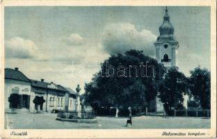 1939 Tiszalök, Református templom, Kossuth Lajos mellszobra (b)