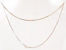 Ezüst(Ag) venezianer nyaklánc, jelzett, h: 41,5 cm, nettó: 4,2 g