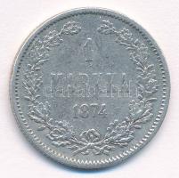 Finnország 1874S 1M Ag "II. Miklós" T:2-
Finland 1874S 1 Markka Ag "Nicholas II&quot...