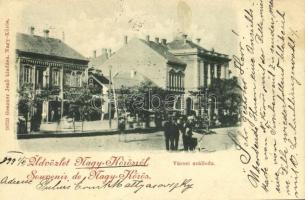 1899 Nagykőrös, Városi szálloda. Geszner Jenő kiadása (EK)