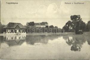 1913 Nagymágocs, Halastó és fürdőház