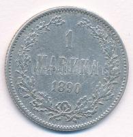 Finnország 1890L 1M Ag "II. Miklós" T:2-
Finland 1890L 1 Markka Ag "Nicholas II&quot...
