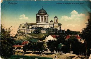 1921 Esztergom, Bazilika és környéke (Kis-Duna nézet) (Rb)