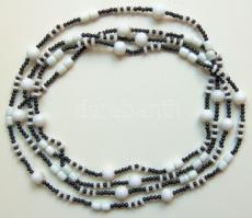 4db klf régi üveggyöngy nyaklánc