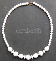 4db klf régi üveggyöngy nyaklánc