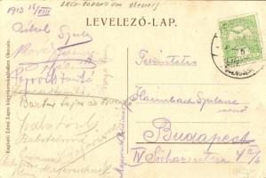 1913 Óbecse, Stari Becej; Ferenc csatorna zsilip / channel lock (EK)