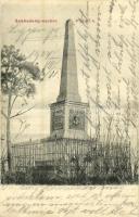 1904 Piski, Simeria; Szabadság szobor. Adler fényirda / military monument (EB)