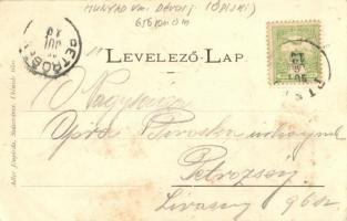 1904 Piski, Simeria; Szabadság szobor. Adler fényirda / military monument (EB)