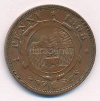 Dél-Afrika 1898. 1p Br T:2,2-
South Africa 1898. 1 Penny Br C:XF,VF
Krause KM#2