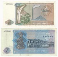 Zaire 1980. 1Z + 5Z T:III
Zaire 1980. 1 Zaire + 5 Zaires C:F