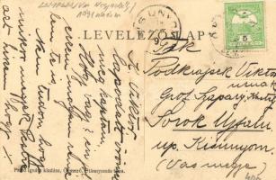 Őrmező, Strázske; Fő utca, templom / main street, church