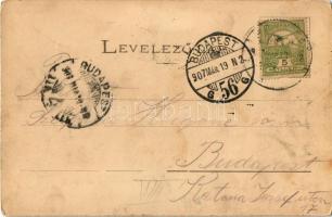 1907 Resicabánya, Resicza, Resita; utca, üzlet, Városháza. Kiadja Ifj. Neff Károly / street, shop, t...