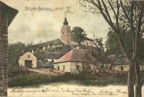 1902 Radvány, Zólyom-Radvány, Radvan (Besztercebánya, Banská Bystrica); Római katolikus templom. Ivánszky Elek kiadása / church (EK)