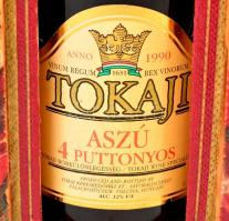 1990 Tokaji 4 puttonyos aszú, palackozva: Tolcsva, 500 ml